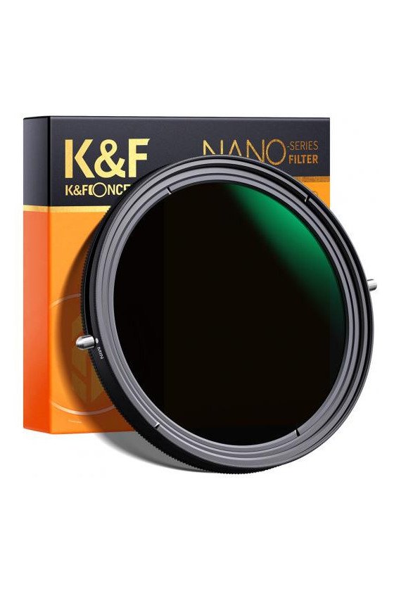 K&F 55mm ND2-ND32 (1-5 Stop) Variable ND Filter and CPL Circular Polarizing Filter 2 in 1