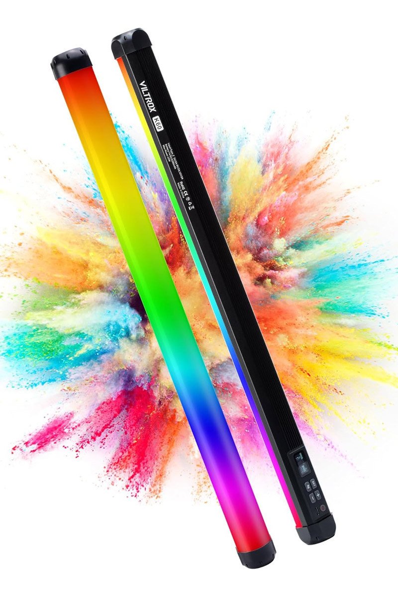 Viltrox K60 RGB Tube Light, 22.4'' with Built-in Rechargeable Battery