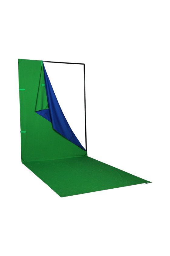 Phottix Collapsible Backdrop Kit (4-color Cloth Blue/Green/Black/White)
