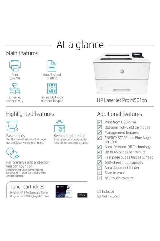 HP LaserJet Pro M501dn