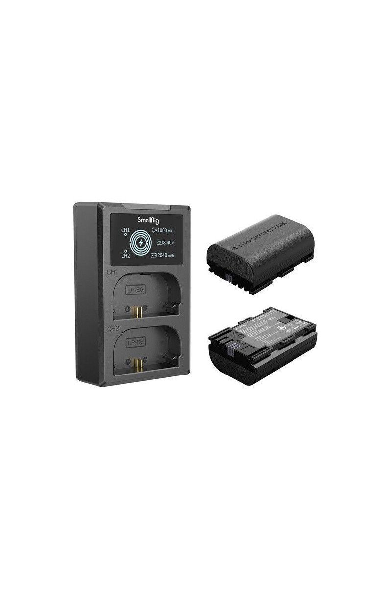 https://shop.vertxglobal.com/wp-content/uploads/2025/01/smallrig-lp-e6nh-camera-battery-and-charger-kit-3821-1.jpg