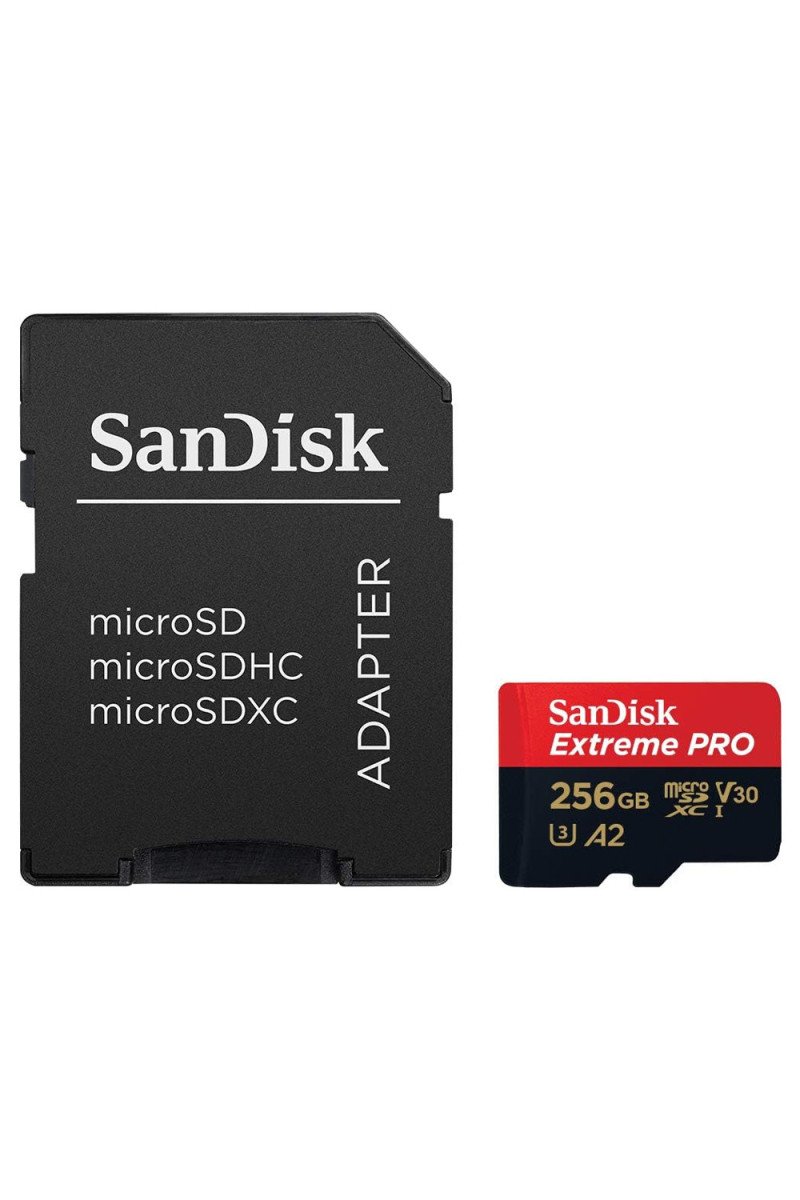 SanDisk Extreme Pro SD UHS I 256GB Card 4K-200MB/s