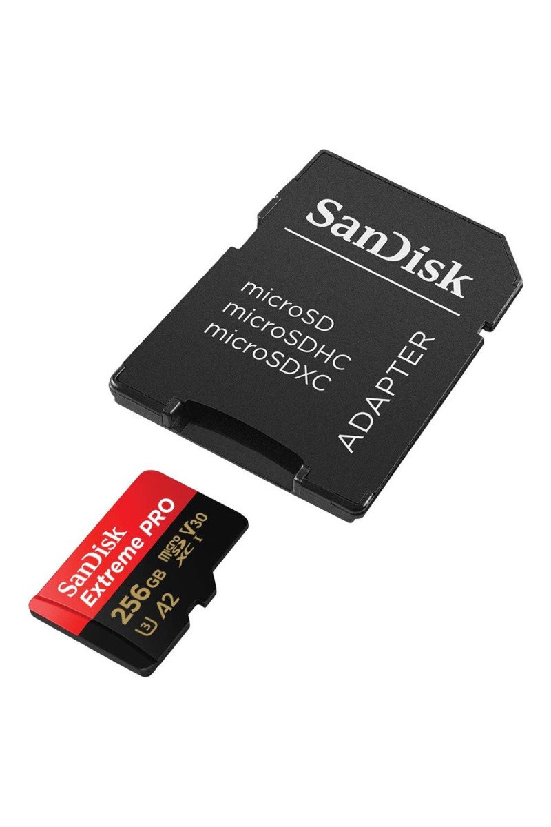 SanDisk Extreme Pro SD UHS I 256GB Card 4K-200MB/s