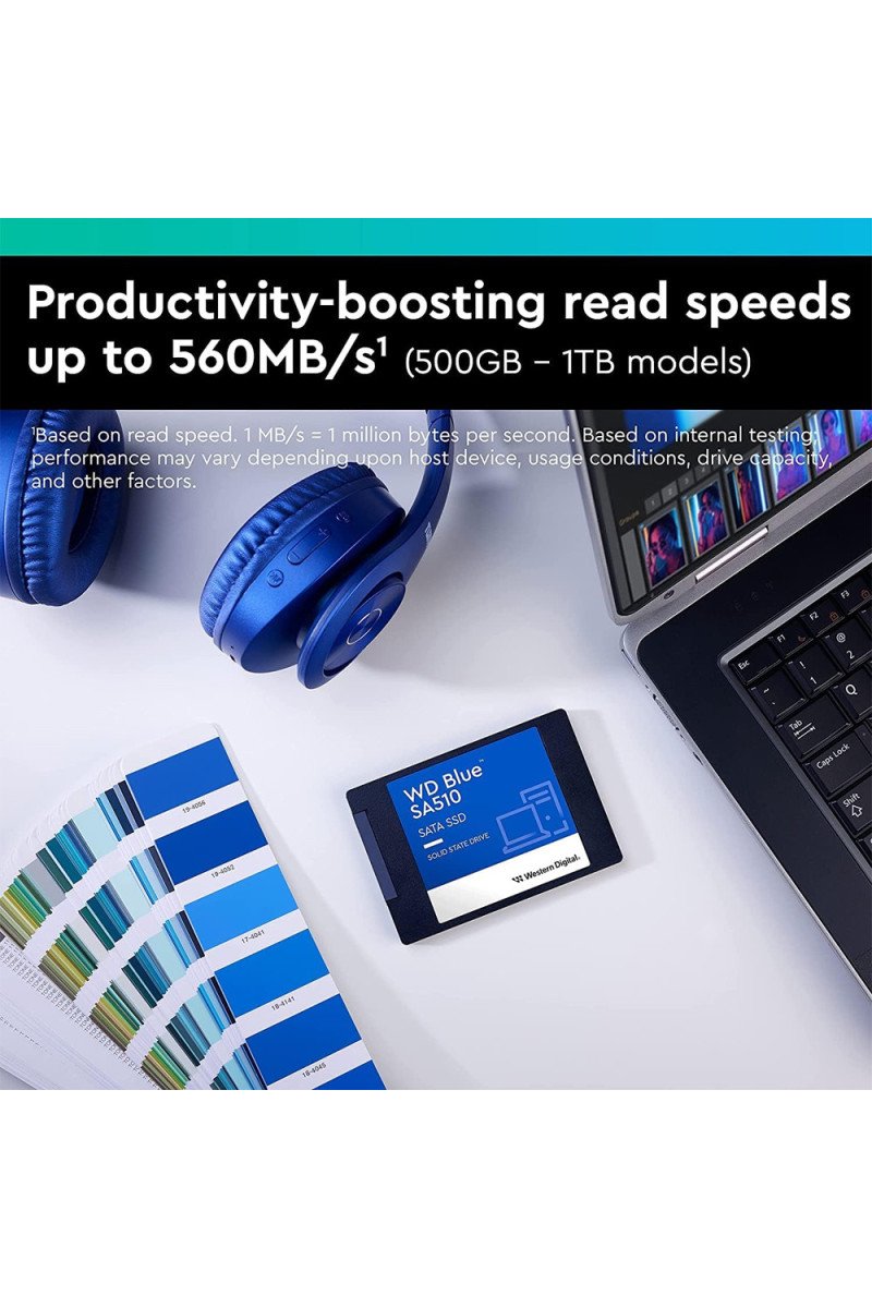 Western Digital 1TB Blue SA510 SATA Internal Solid State Drive SSD