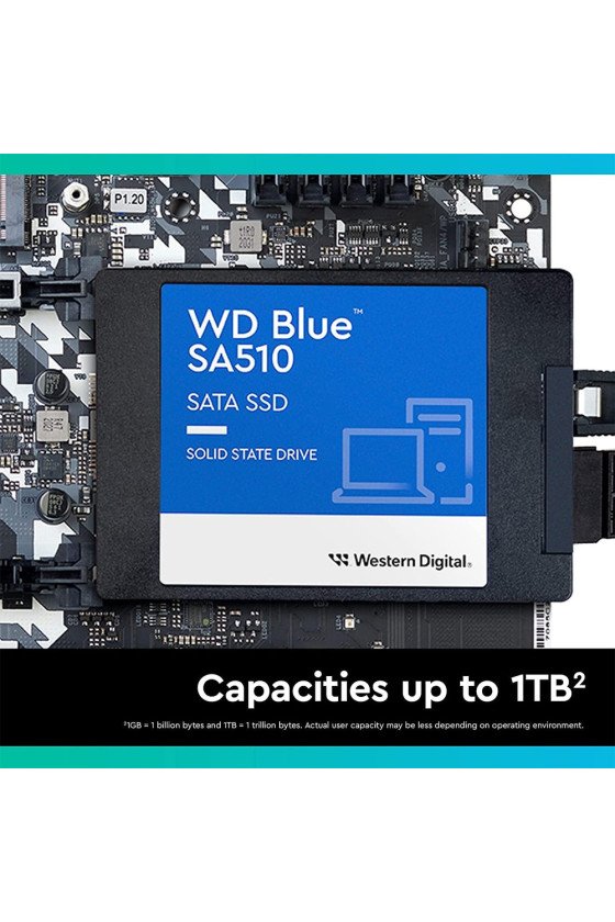 Western Digital 1TB Blue SA510 SATA Internal Solid State Drive SSD