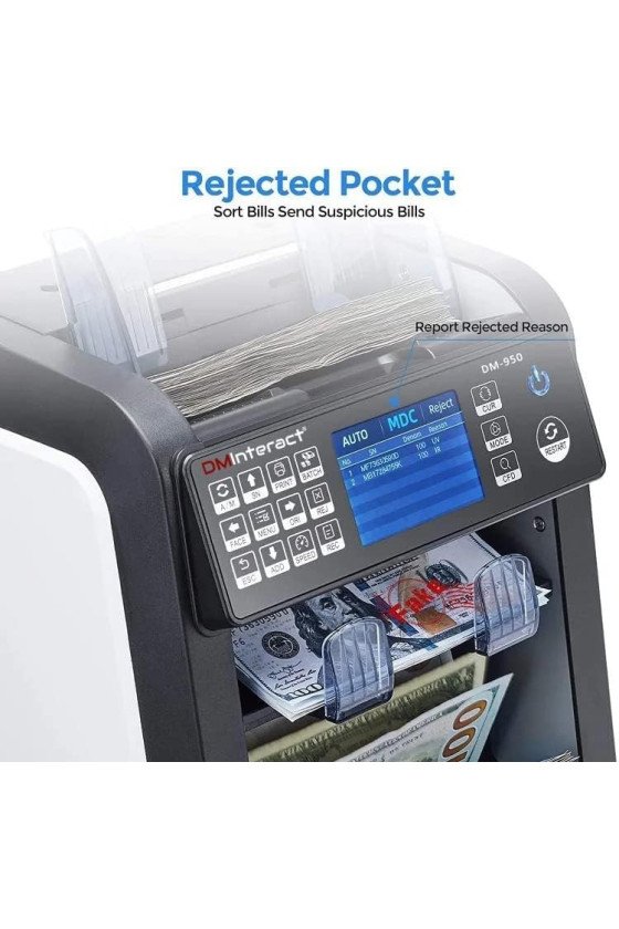 DMInteract DM-950 2 Pocket 15 Multi Currency Sorter