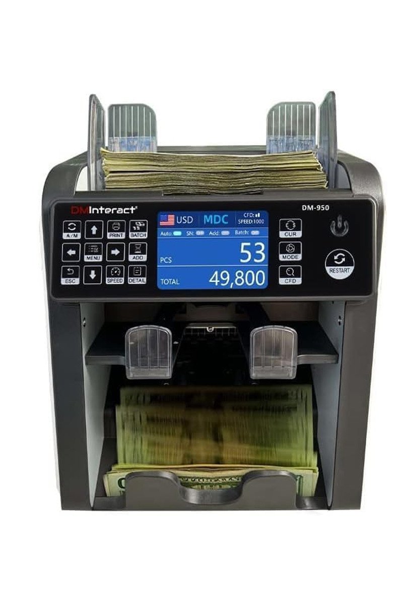 DMInteract DM-950 2 Pocket 15 Multi Currency Sorter