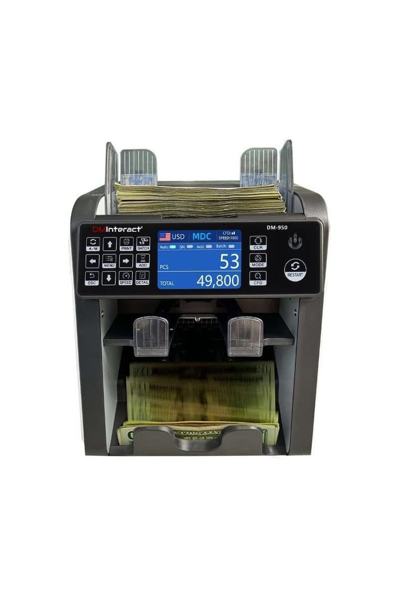 DMInteract DM-950 2 Pocket 15 Multi Currency Sorter