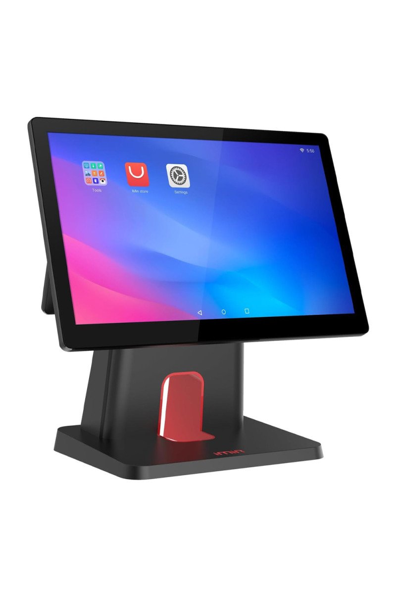 iMin D3 Smart Android POS Machine, 15inch Display, w/ 10'' inch Customer Display D3-504