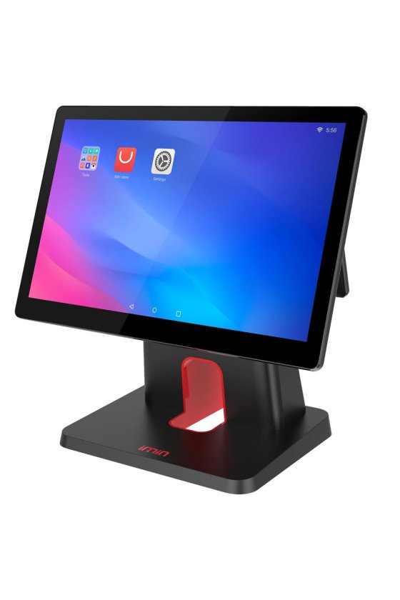 iMin D3 Smart Android POS Machine, 15inch Display, w/ 10'' inch Customer Display D3-504