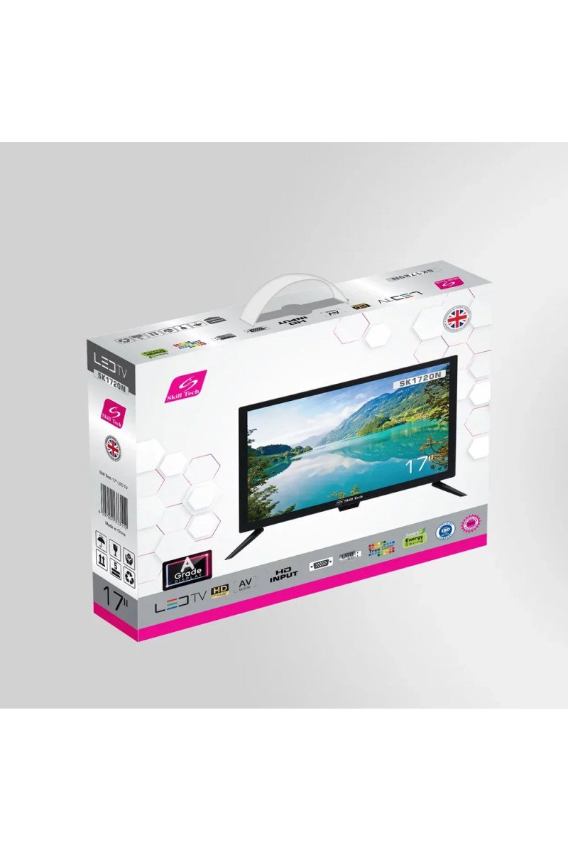Skill Tech 17" Normal HD Ready LED TV with A Grade panel