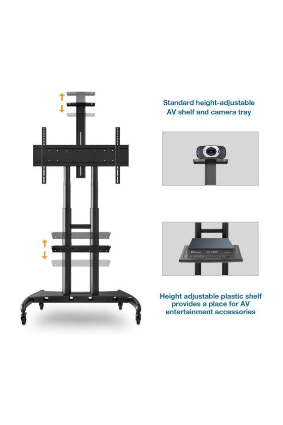 NB AVA1800-70-1P TV Stand/Cart for 37-80'' TVs