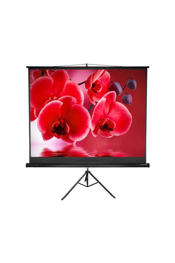 Alpha-ATS180 Projection Screen with Tripod Stand 180x180cm